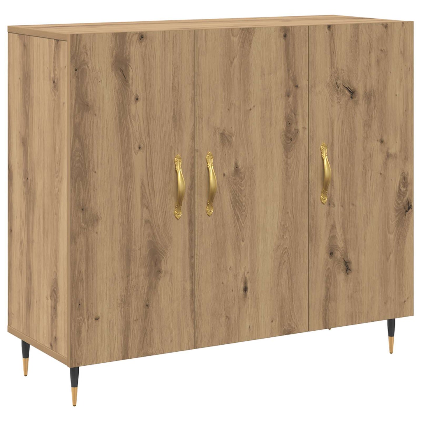 Servírovací Skříň Artisanový Dub 90 X 34 X 80 Cm