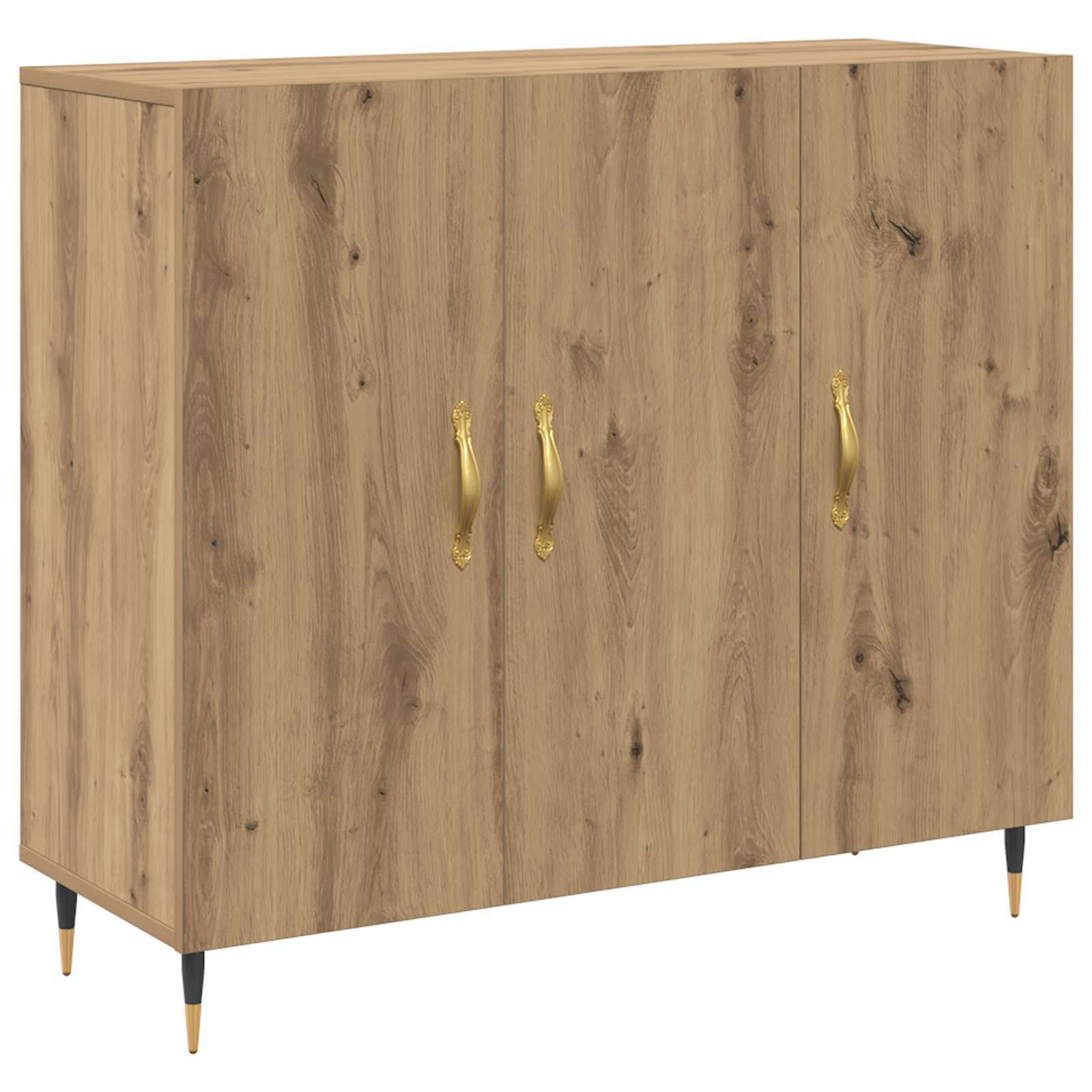 Servírovací Skříň Artisanový Dub 90 X 34 X 80 Cm