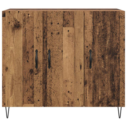 Servírovací Skříň Staré Dřevo 90 X 32,5 X 80 Cm