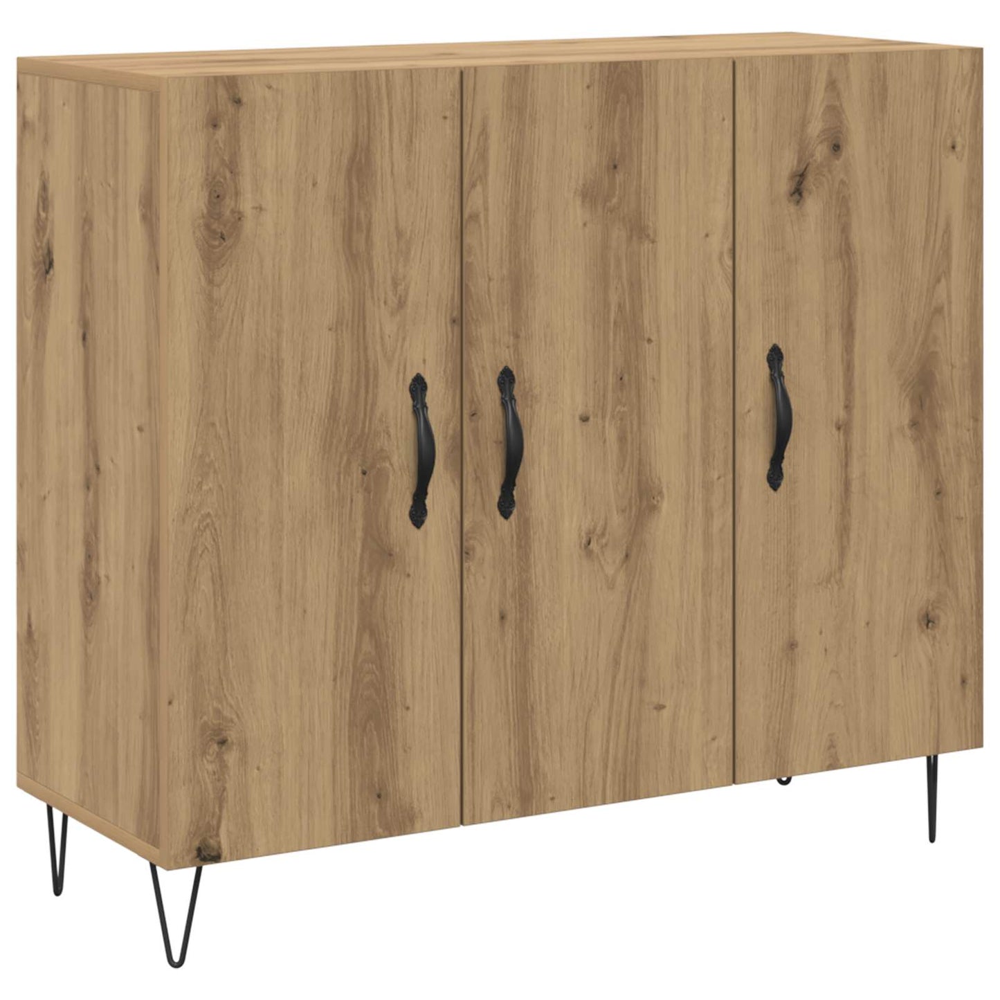 Servírovací Skříň Artisanový Dub 90 X 32,5 X 80 Cm
