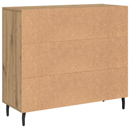 Servírovací Skříň Artisanový Dub 90 X 34 X 80 Cm