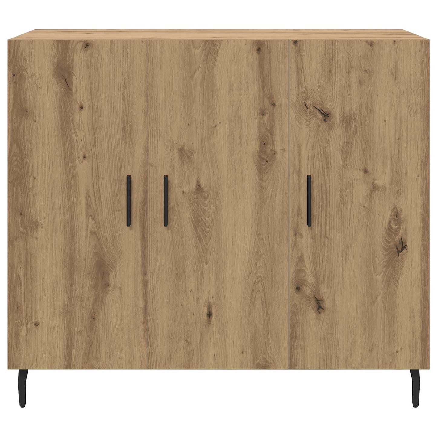 Servírovací Skříň Artisanový Dub 90 X 34 X 80 Cm