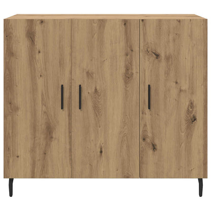 Servírovací Skříň Artisanový Dub 90 X 34 X 80 Cm