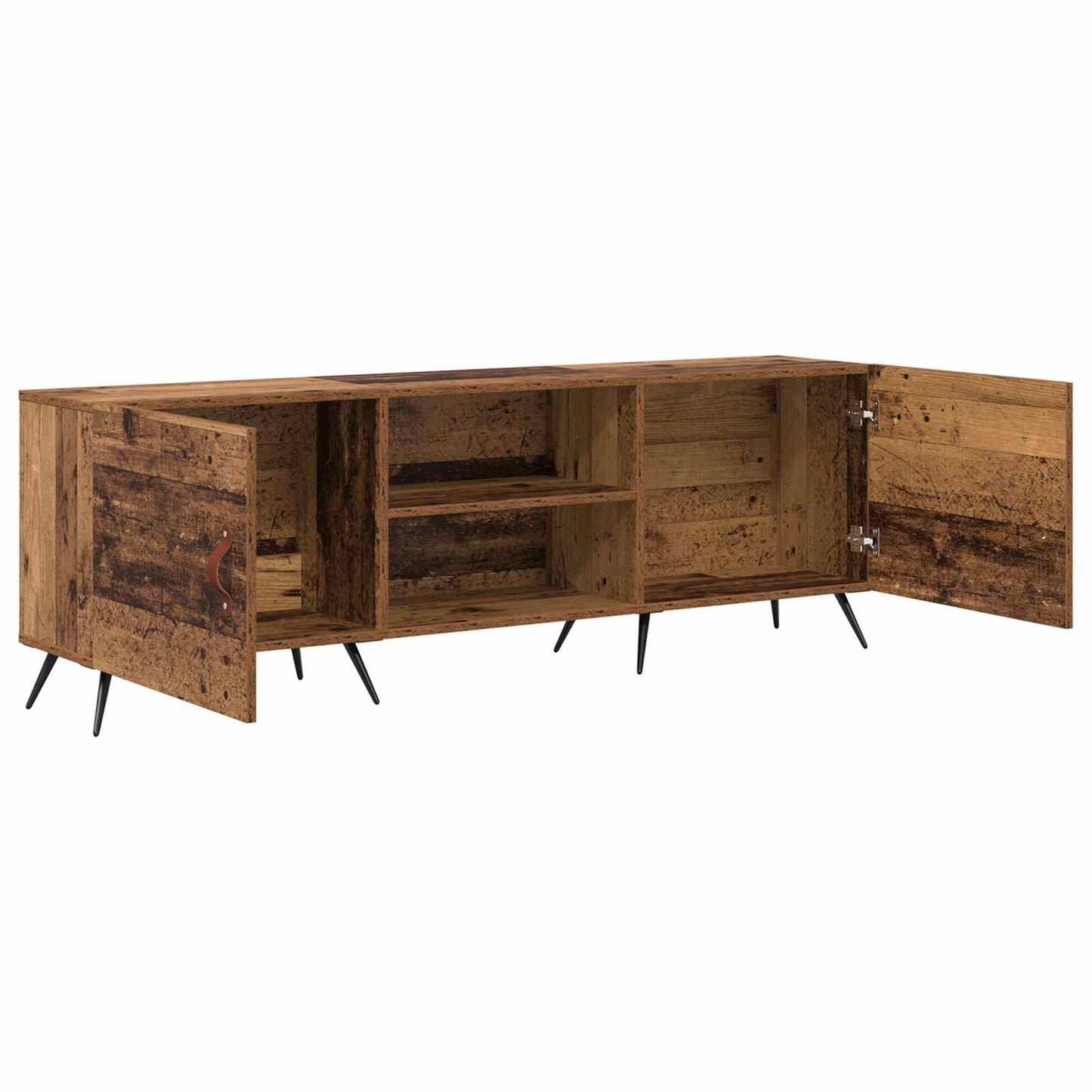 Televizní Skříň 150 X 30 X 50 Cm Staré Dřevo Kompozitní Dřevo