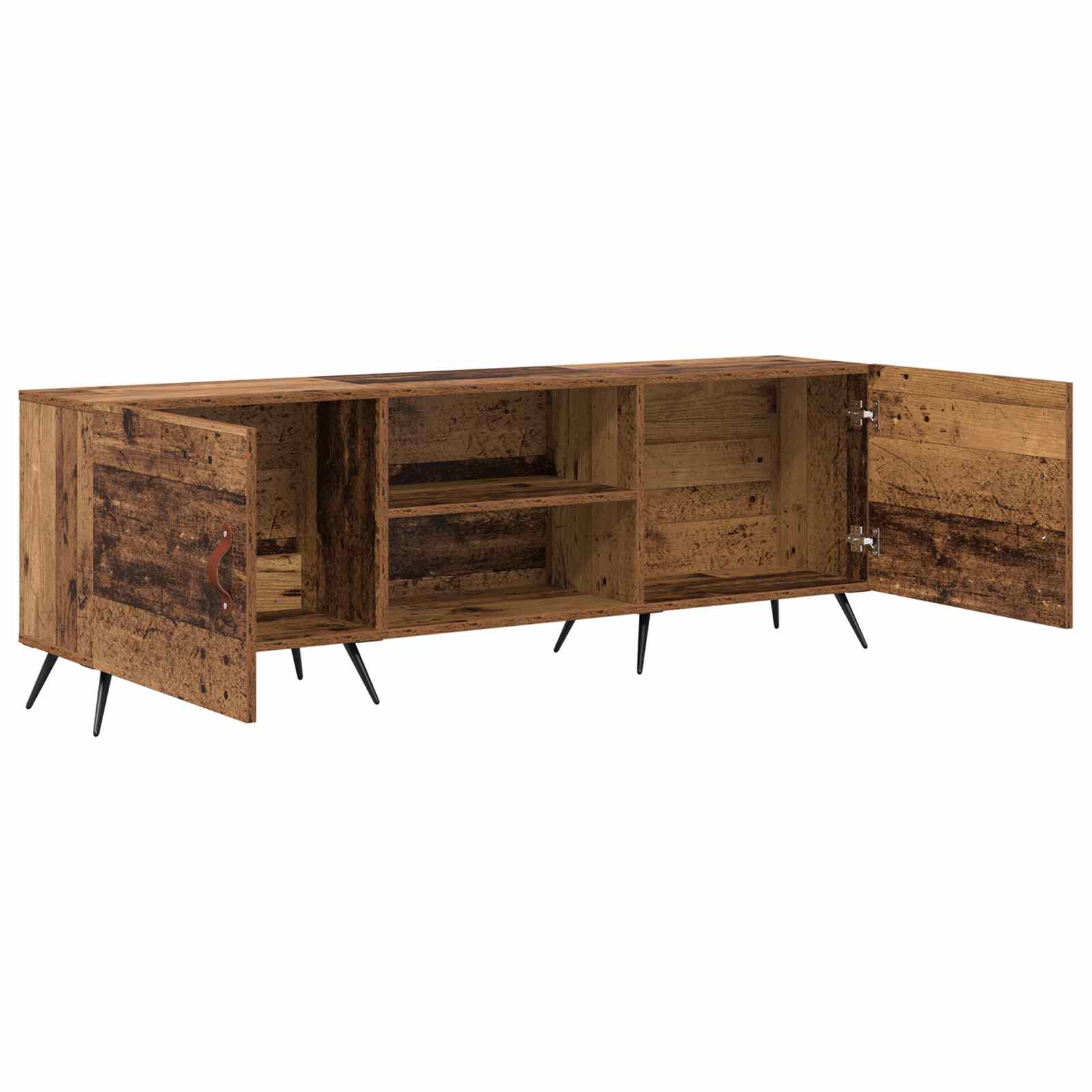 Televizní Skříň 150 X 30 X 50 Cm Staré Dřevo Kompozitní Dřevo