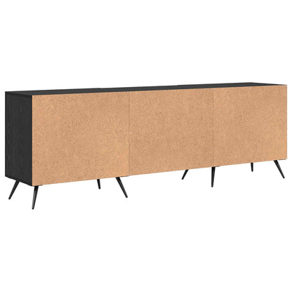 Televizní Skříň 150 X 30 X 50 Cm Černý Dub Kompozitní Dřevo