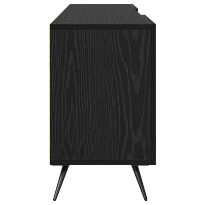 Televizní Skříň 150 X 30 X 50 Cm Černý Dub Kompozitní Dřevo