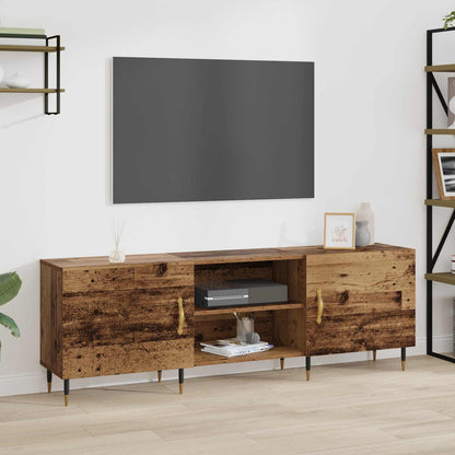 Televizní Skříň 150 X 30 X 50 Cm Staré Dřevo Kompozitní Dřevo