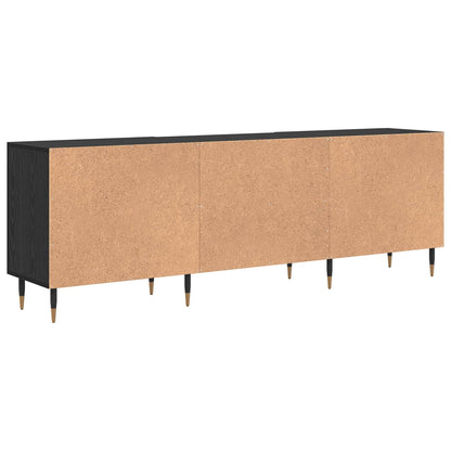 Televizní Skříň 150 X 30 X 50 Cm Černý Dub Kompozitní Dřevo