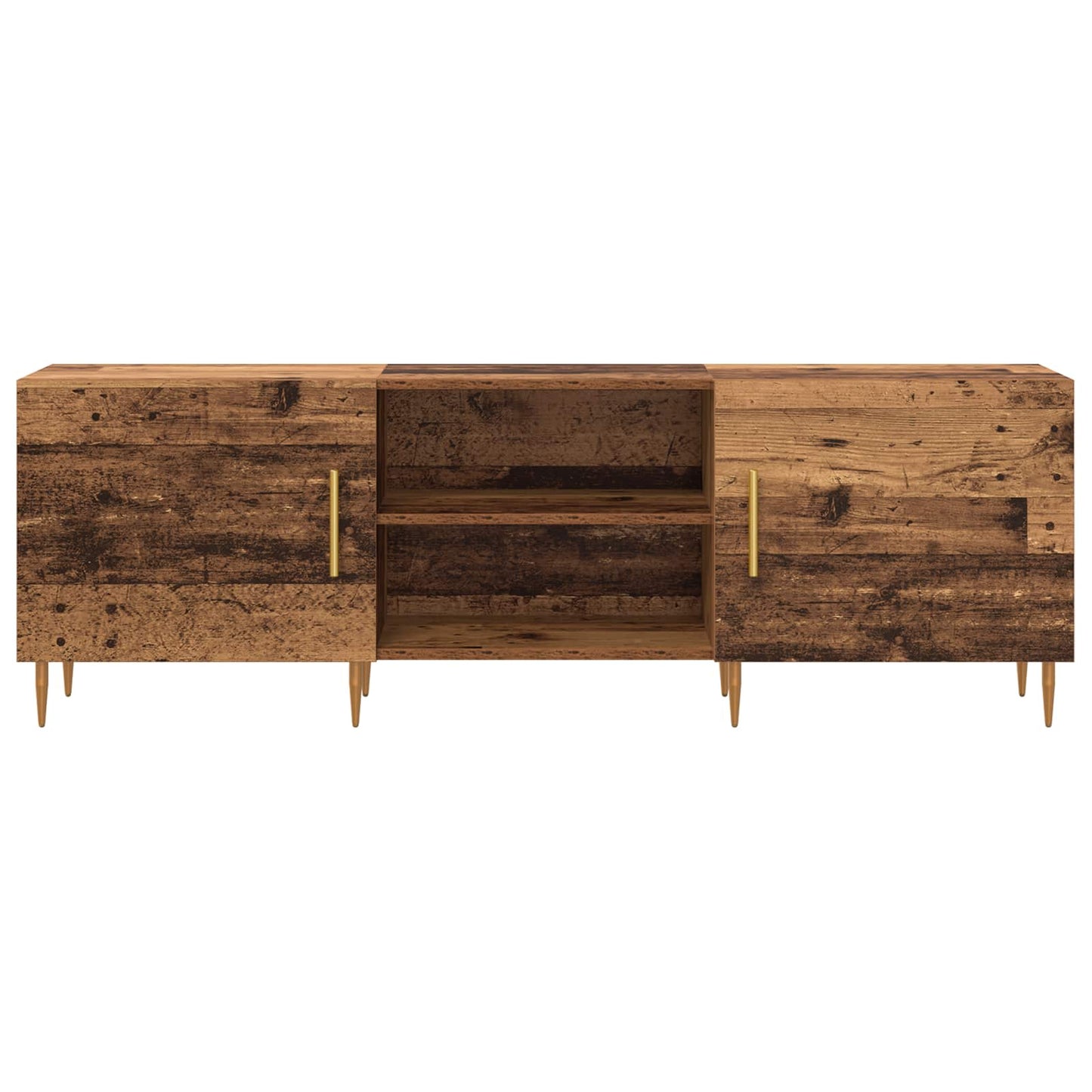 Televizní Skříň 150 X 30 X 50 Cm Staré Dřevo Kompozitní Dřevo