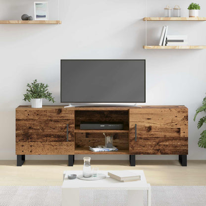 Televizní Skříň 150 X 30 X 50 Cm Staré Dřevo Kompozitní Dřevo
