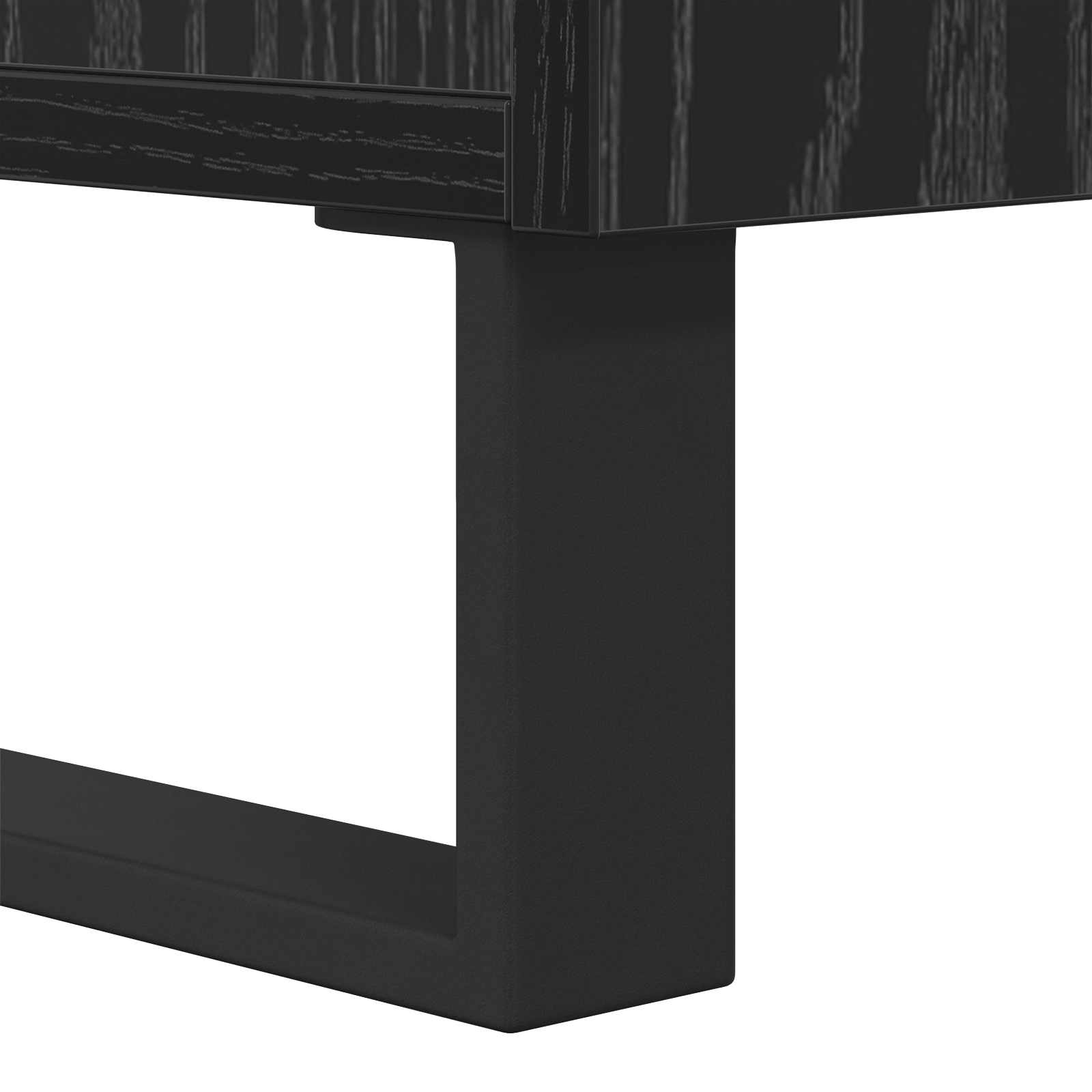 Televizní Skříň 150 X 30 X 50 Cm Černý Dub Kompozitní Dřevo