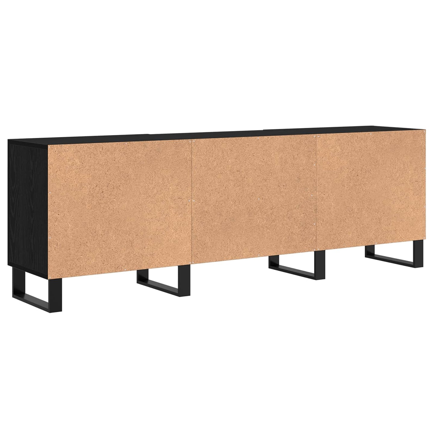 Televizní Skříň 150 X 30 X 50 Cm Černý Dub Kompozitní Dřevo