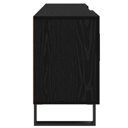 Televizní Skříň 150 X 30 X 50 Cm Černý Dub Kompozitní Dřevo