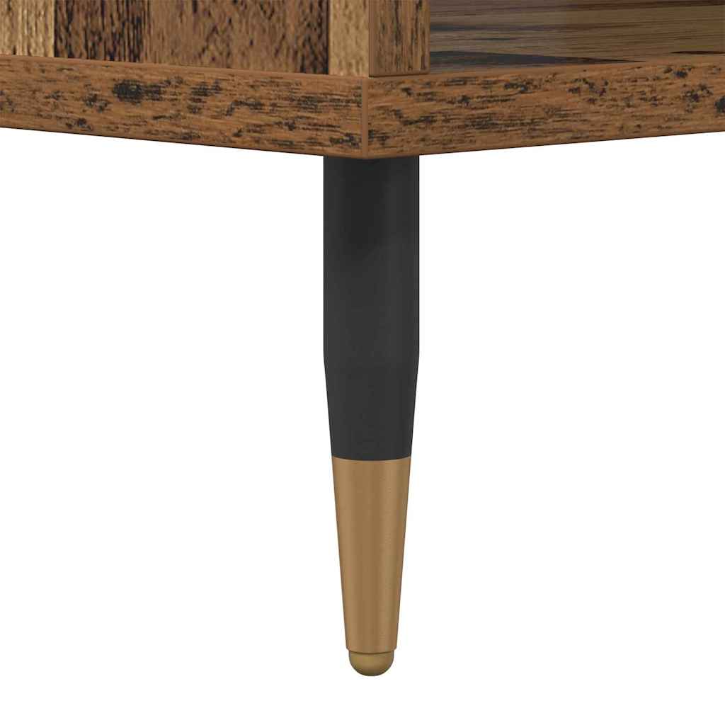 Konferenční Stolek Staré Dřevo 60 X 50 X 40 Cm Kompozitní Dřevo