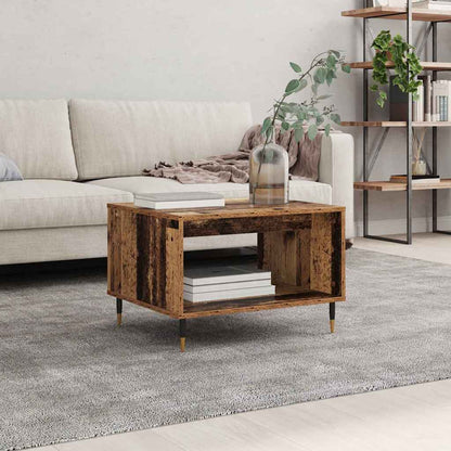 Konferenční Stolek Staré Dřevo 60 X 50 X 40 Cm Kompozitní Dřevo