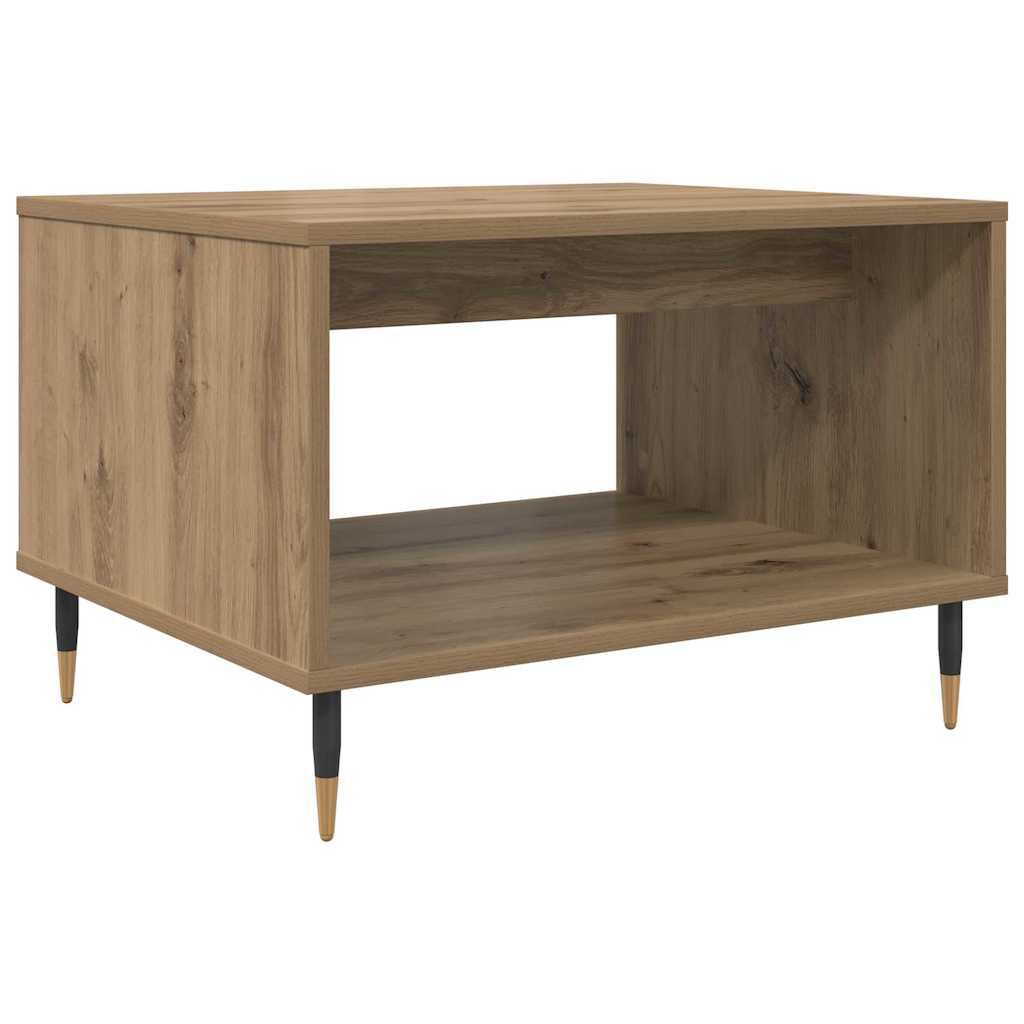 Konferenční Stolek Dub Artisan 60 X 50 X 40 Cm Kompozitní Dřevo