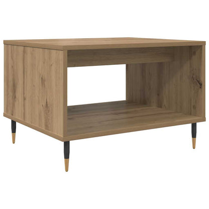 Konferenční Stolek Dub Artisan 60 X 50 X 40 Cm Kompozitní Dřevo