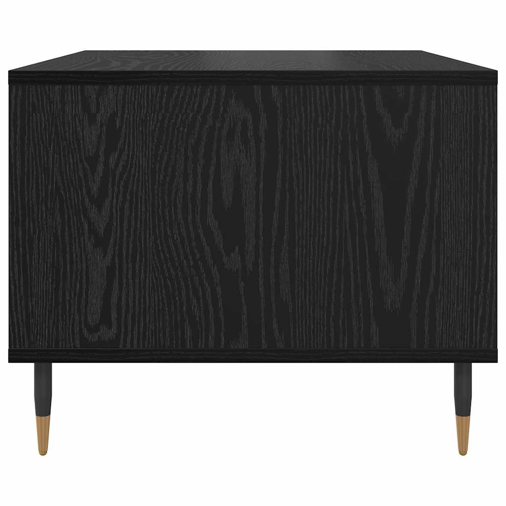 Konferenční Stolek Černý Dub 60 X 50 X 40 Cm Kompozitní Dřevo