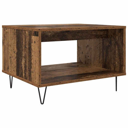 Konferenční Stolek Staré Dřevo 60 X 50 X 40 Cm Kompozitní Dřevo
