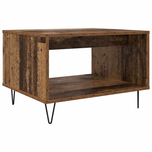 Konferenční Stolek Staré Dřevo 60 X 50 X 40 Cm Kompozitní Dřevo