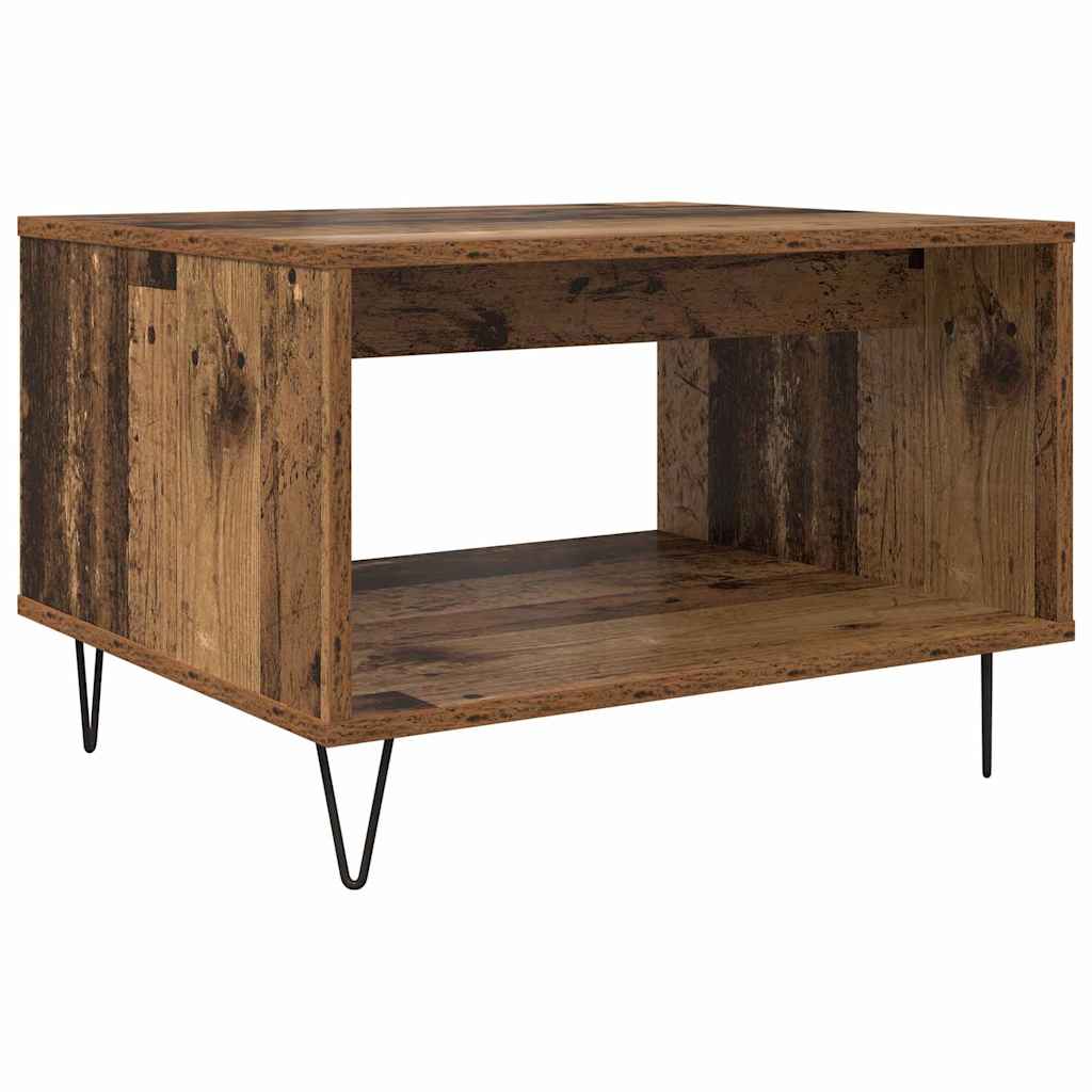 Konferenční Stolek Staré Dřevo 60 X 50 X 40 Cm Kompozitní Dřevo