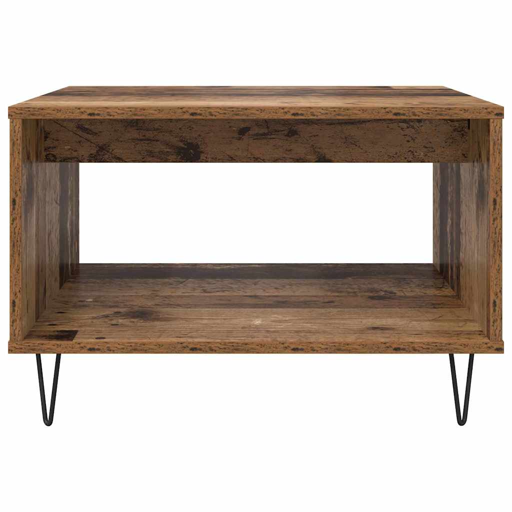 Konferenční Stolek Staré Dřevo 60 X 50 X 40 Cm Kompozitní Dřevo
