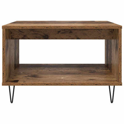 Konferenční Stolek Staré Dřevo 60 X 50 X 40 Cm Kompozitní Dřevo