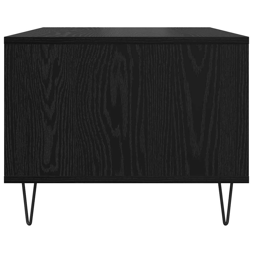 Konferenční Stolek Černý Dub 60 X 50 X 40 Cm Kompozitní Dřevo
