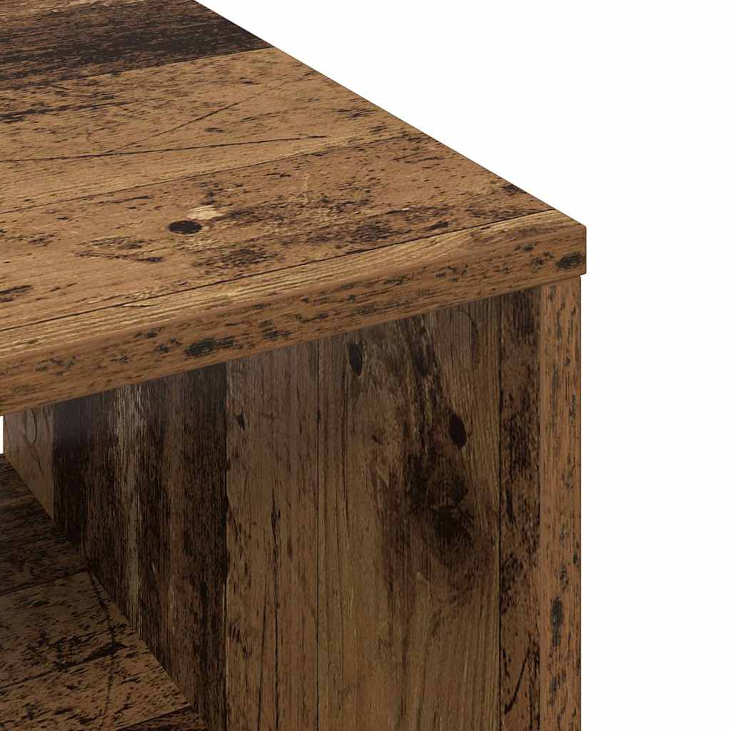 Konferenční Stolek Staré Dřevo 60 X 50 X 40 Cm Kompozitní Dřevo