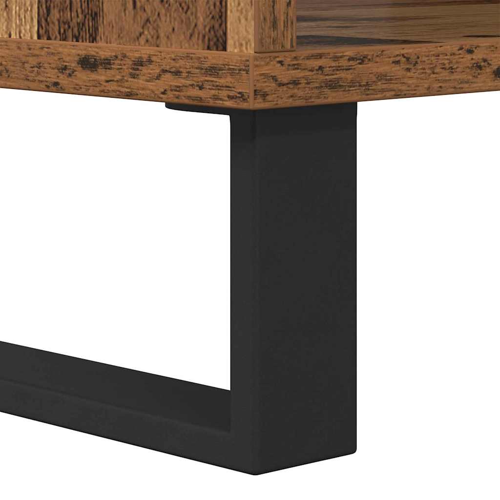 Konferenční Stolek Staré Dřevo 60 X 50 X 40 Cm Kompozitní Dřevo