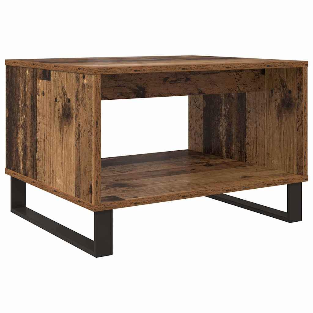 Konferenční Stolek Staré Dřevo 60 X 50 X 40 Cm Kompozitní Dřevo