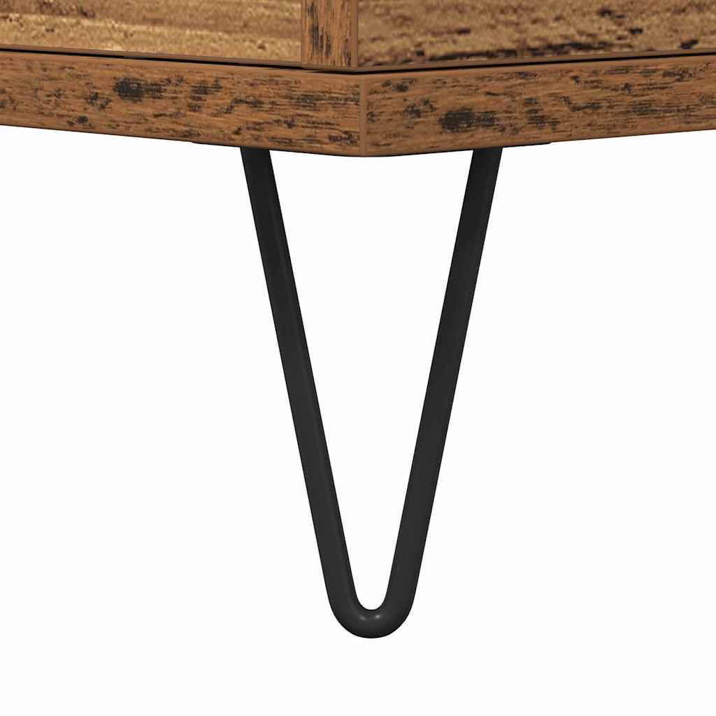 Konferenční Stolek Staré Dřevo 90 X 44.5 X 45 Cm
