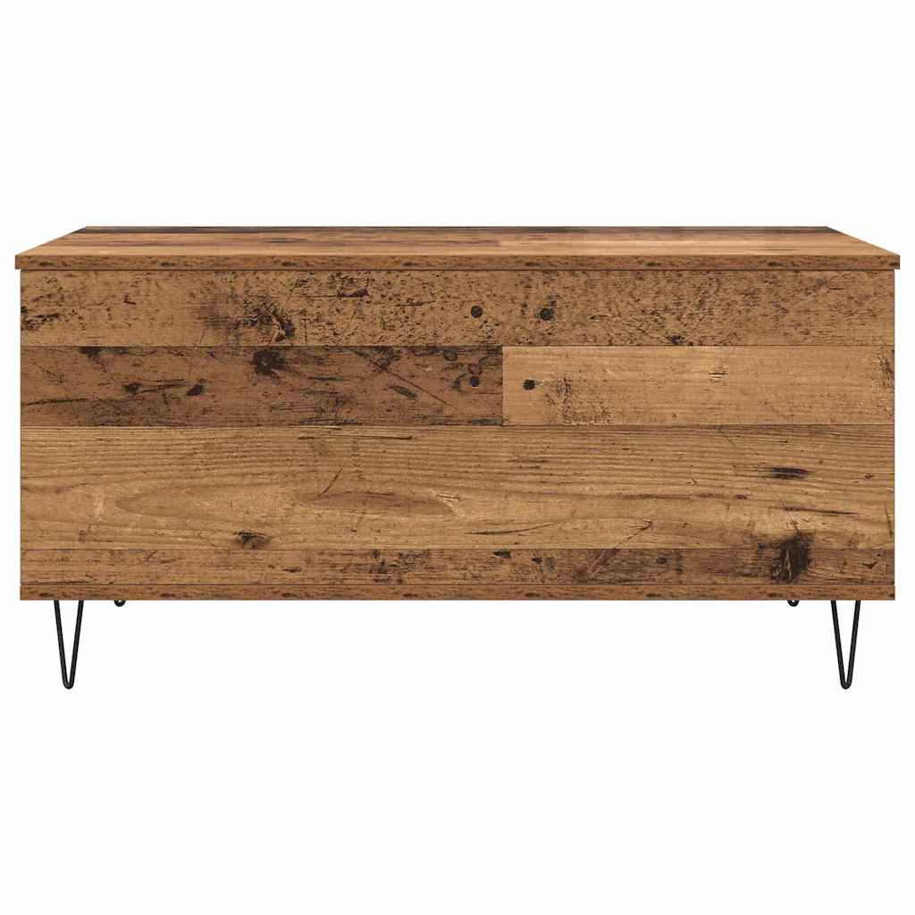 Konferenční Stolek Staré Dřevo 90 X 44.5 X 45 Cm