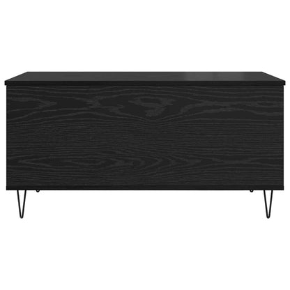 Konferenční Stolek Černý Dub 90 X 44.5 X 45 Cm Kompozitní Dřevo