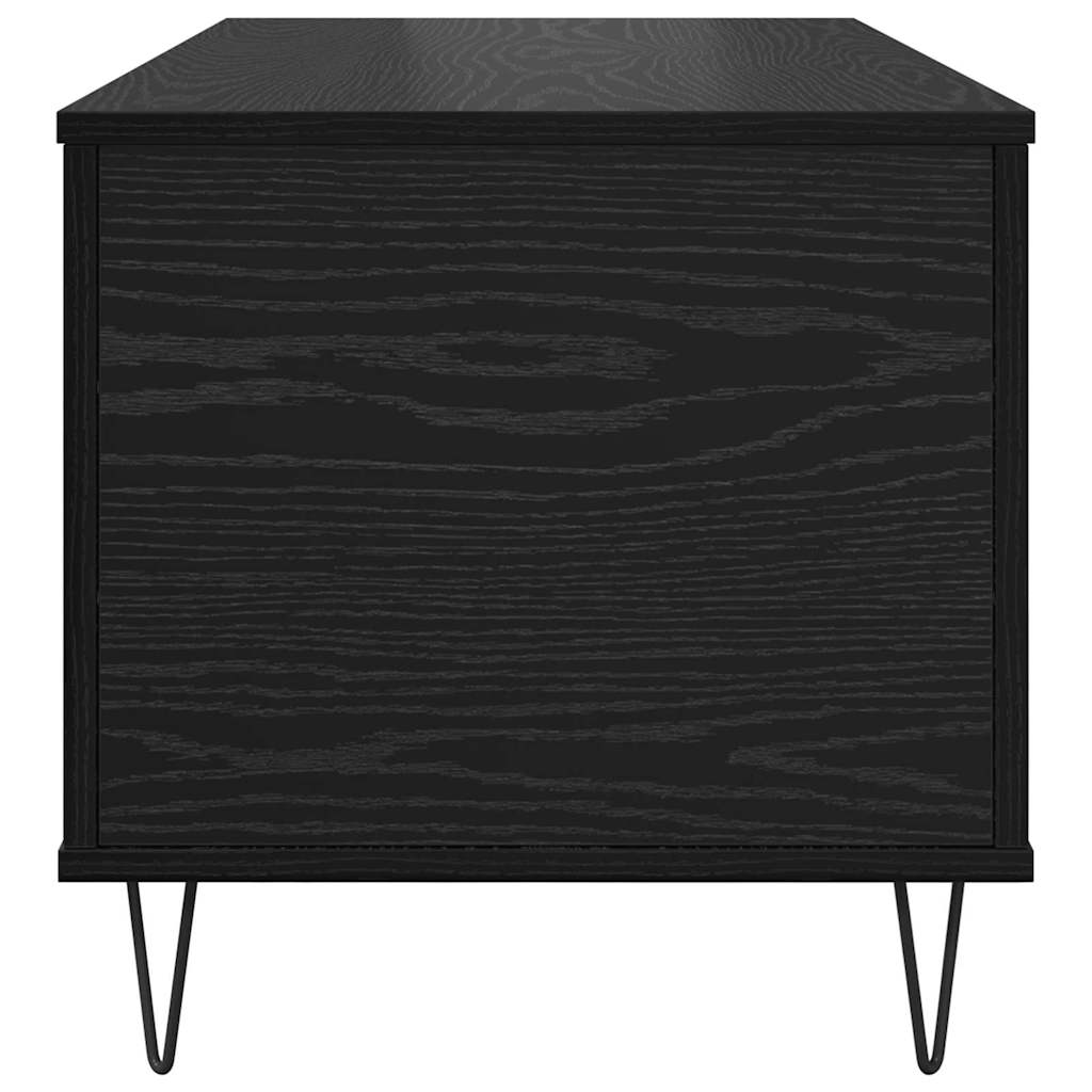 Konferenční Stolek Černý Dub 90 X 44.5 X 45 Cm Kompozitní Dřevo