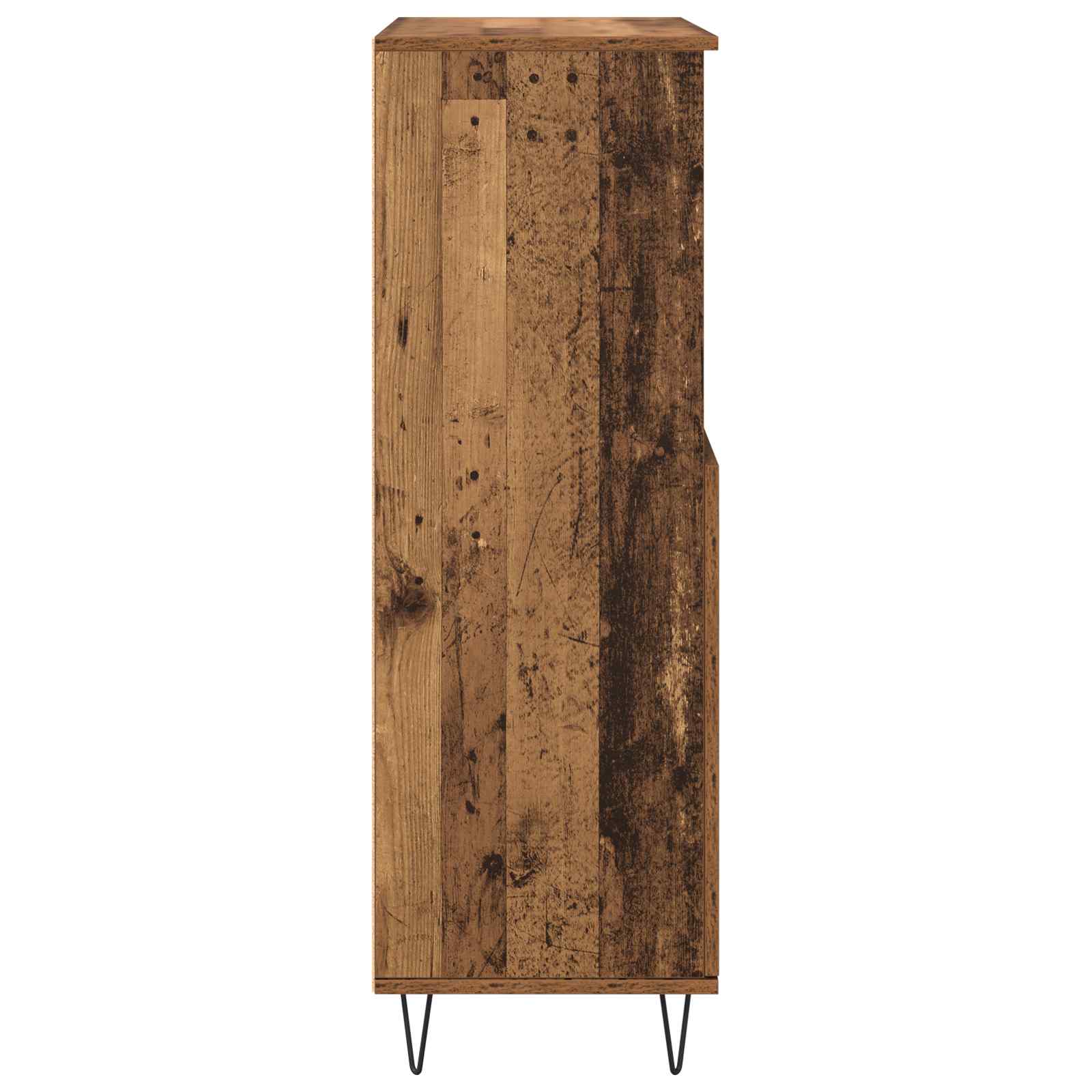 Vysoký Bufet Hnědá 60 X 36 X 110 Cm Kompozitní Dřevo
