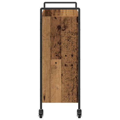 Kuchyňský Vozík Staré Dřevo 70 X 30 X 82 Cm Kompozitní Dřevo