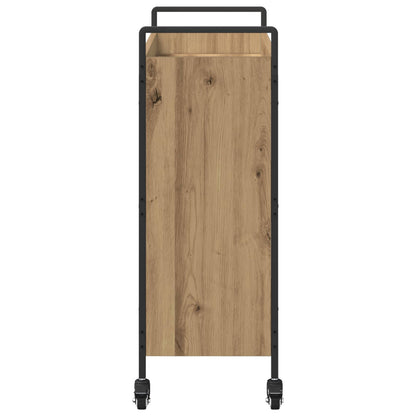 Kuchyňský Vozík Artisanový Dub 70 X 30 X 82 Cm Kompozitní Dřevo