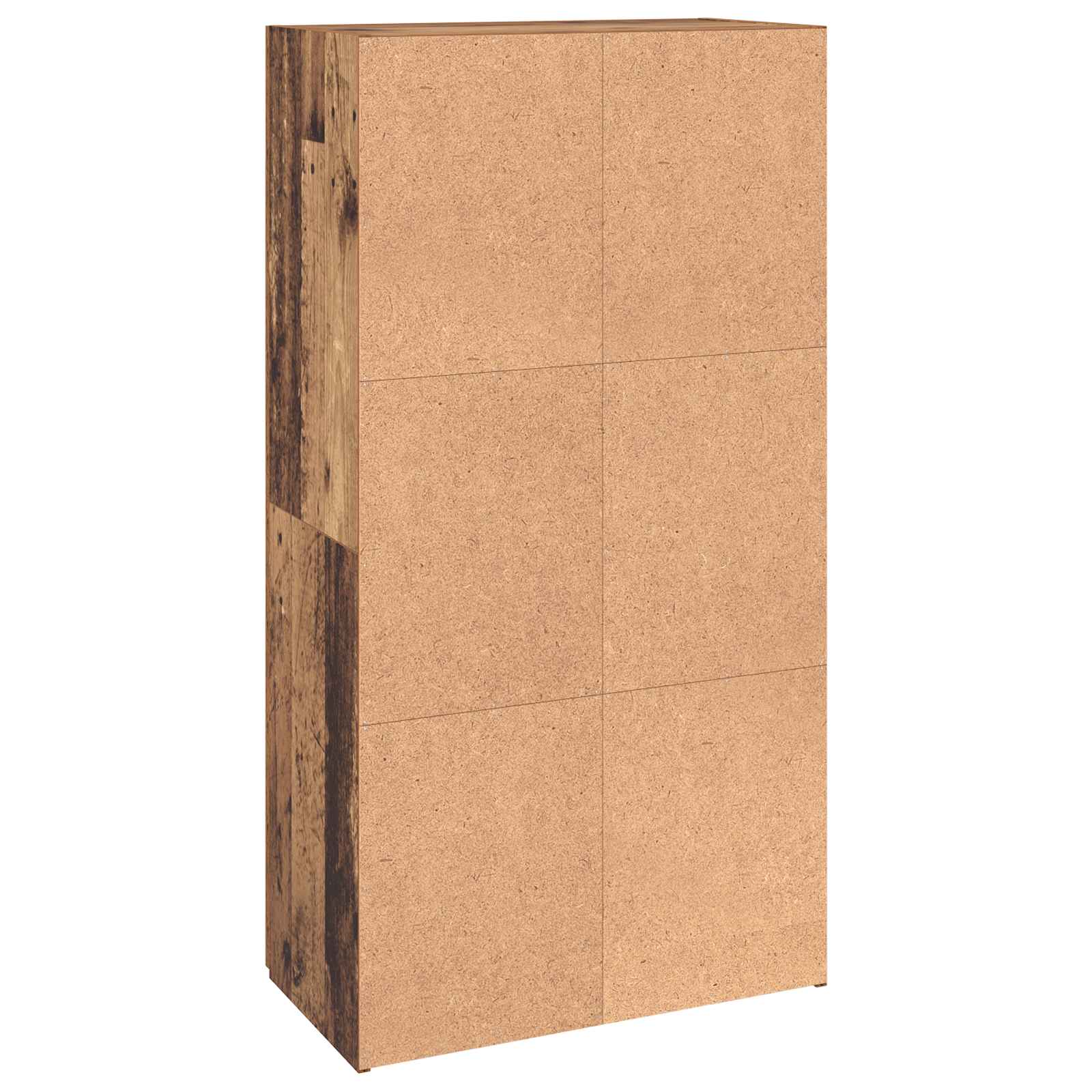 Kancelářská Skříň Staré Dřevo 60 X 32 X 115 Cm Kompozitní Dřevo
