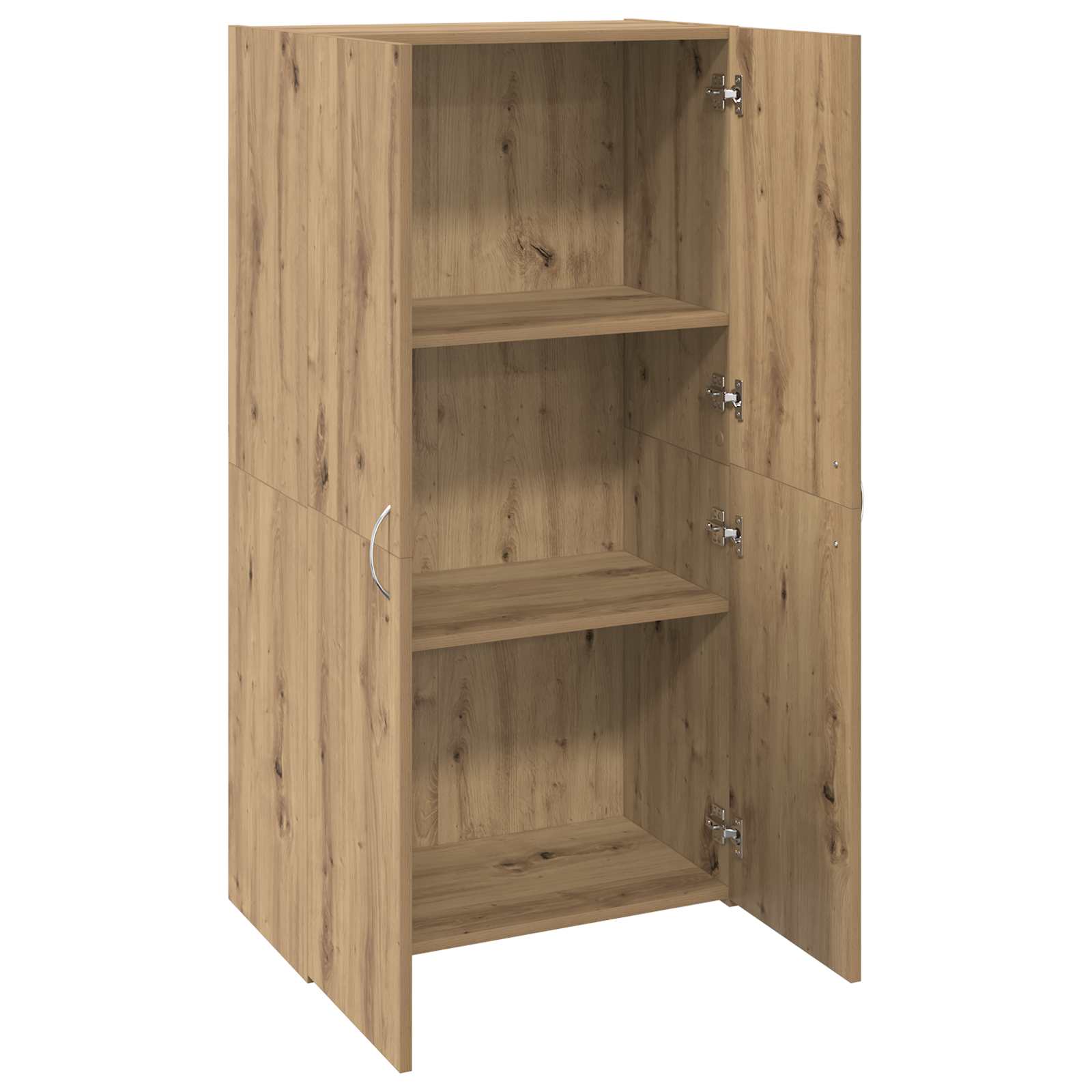 Kancelářská Skříň Dub Artisan 60 X 32 X 115 Cm Kompozitní Dřevo