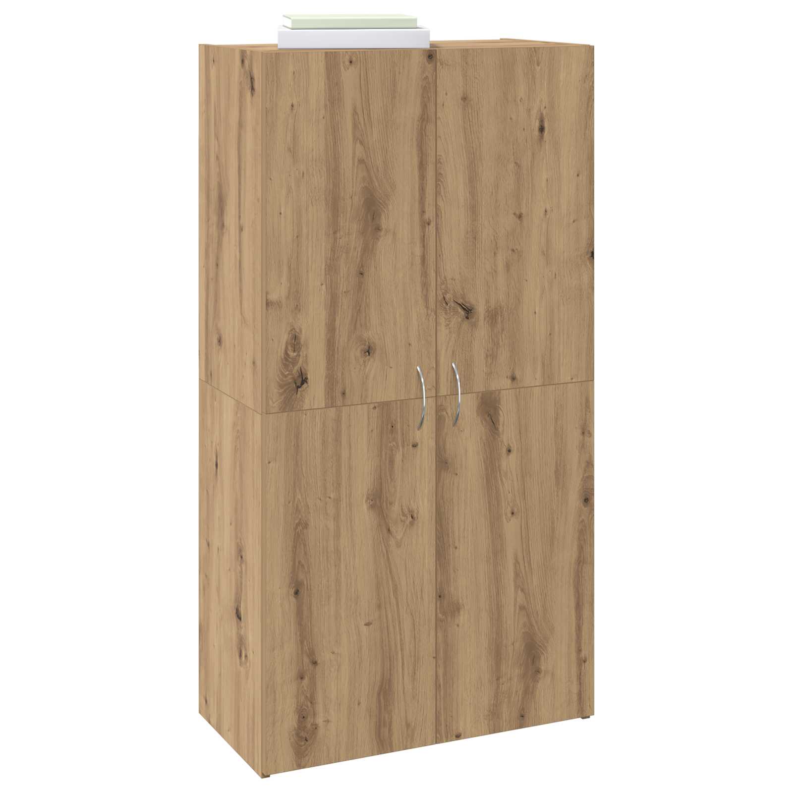 Kancelářská Skříň Dub Artisan 60 X 32 X 115 Cm Kompozitní Dřevo