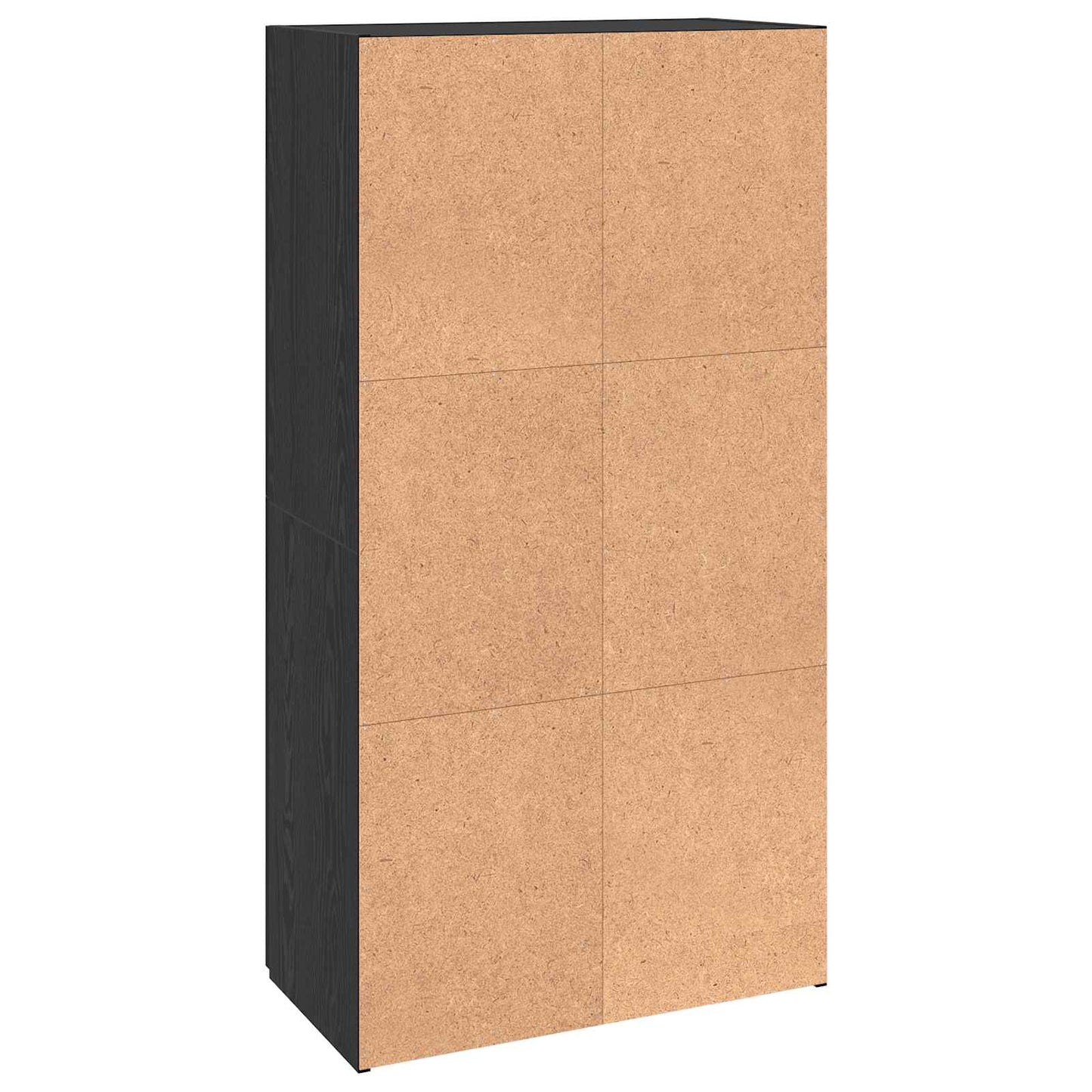Kancelářská Skříň Černý Dub 60 X 32 X 115 Cm Kompozitní Dřevo