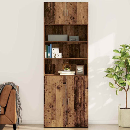 Nástěnná Skříňka Staré Dřevo 80 X 42.5 X 40 Cm Kompozitní Dřevo