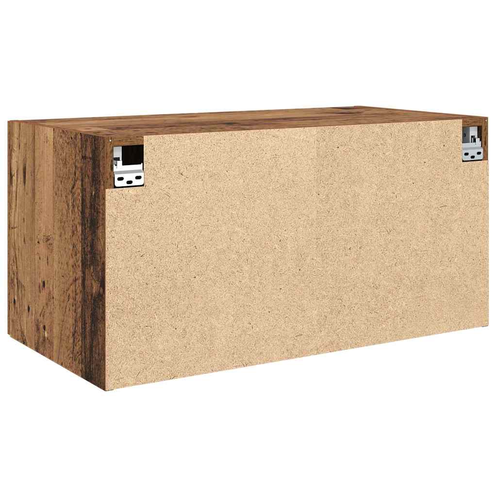 Nástěnná Skříňka Staré Dřevo 80 X 42.5 X 40 Cm Kompozitní Dřevo