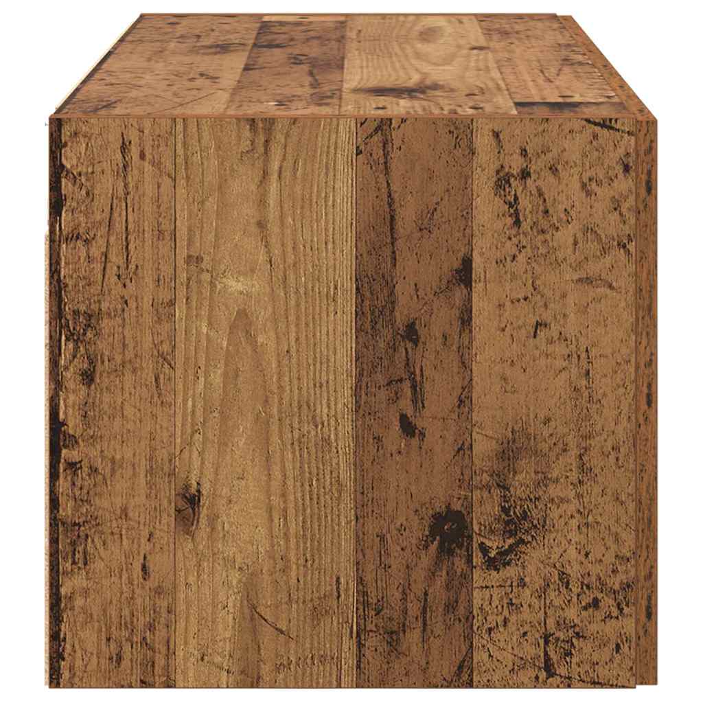 Nástěnná Skříňka Staré Dřevo 80 X 42.5 X 40 Cm Kompozitní Dřevo