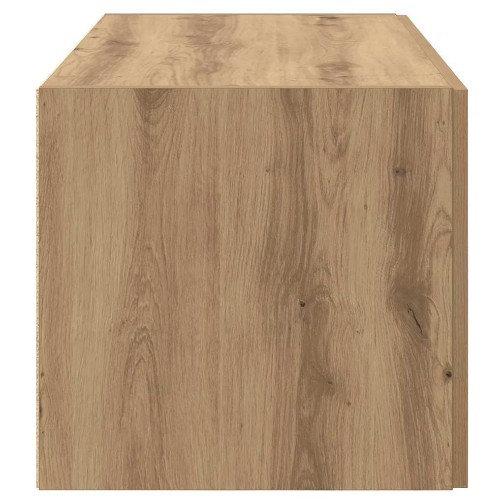 Nástěnná Skříňka Dub Artisan 80 X 42.5 X 40 Cm Kompozitní Dřevo