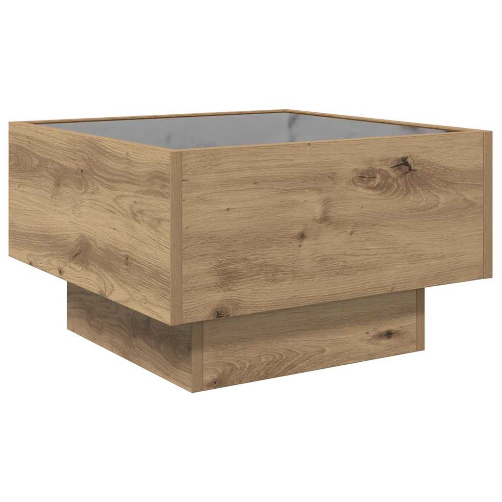 Konferenční Stolek Dub Artisan 50 X 50 X 30 Cm