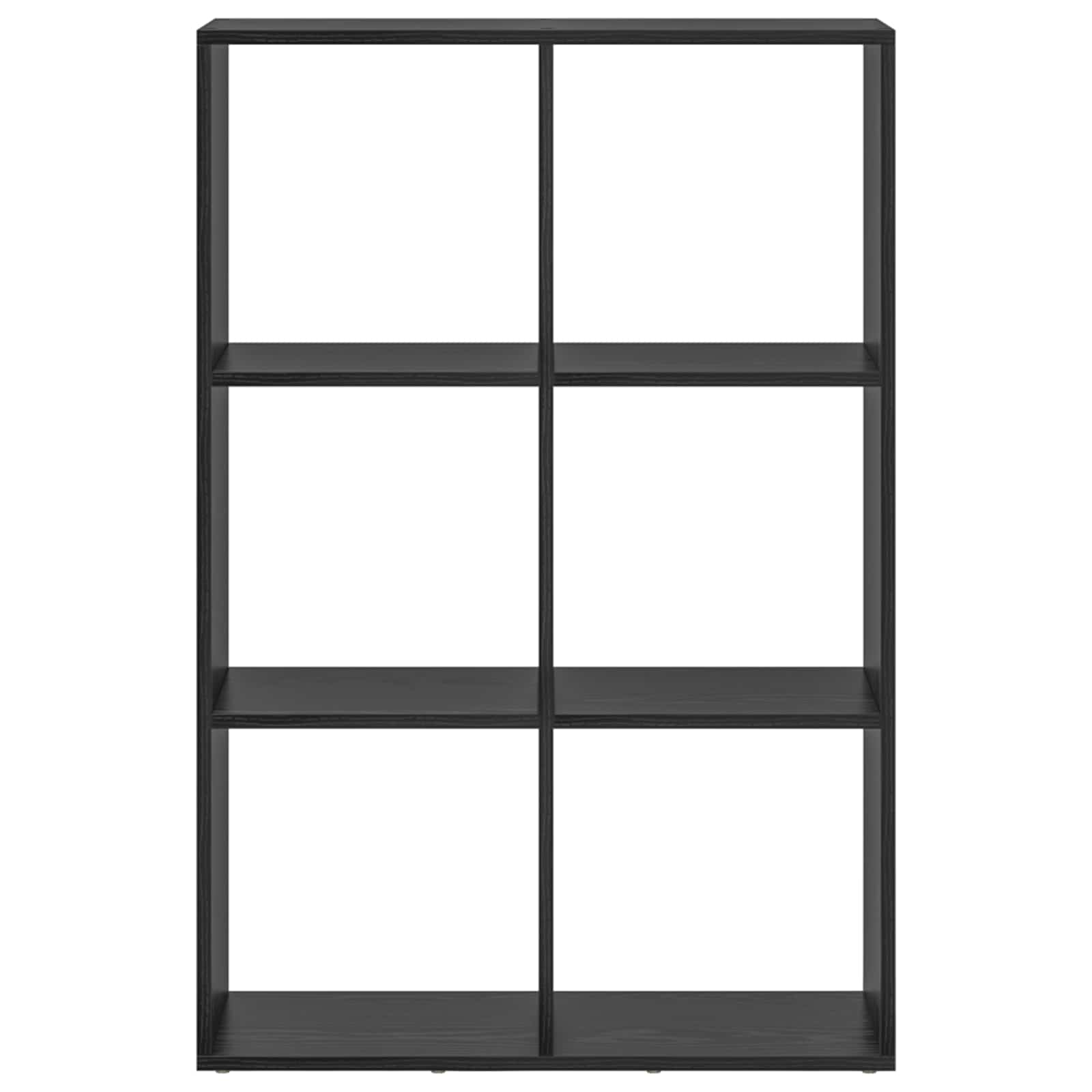Knihovna 6 Úrovní 69,5 X 29 X 103,5 Cm Kompozitní Dřevo