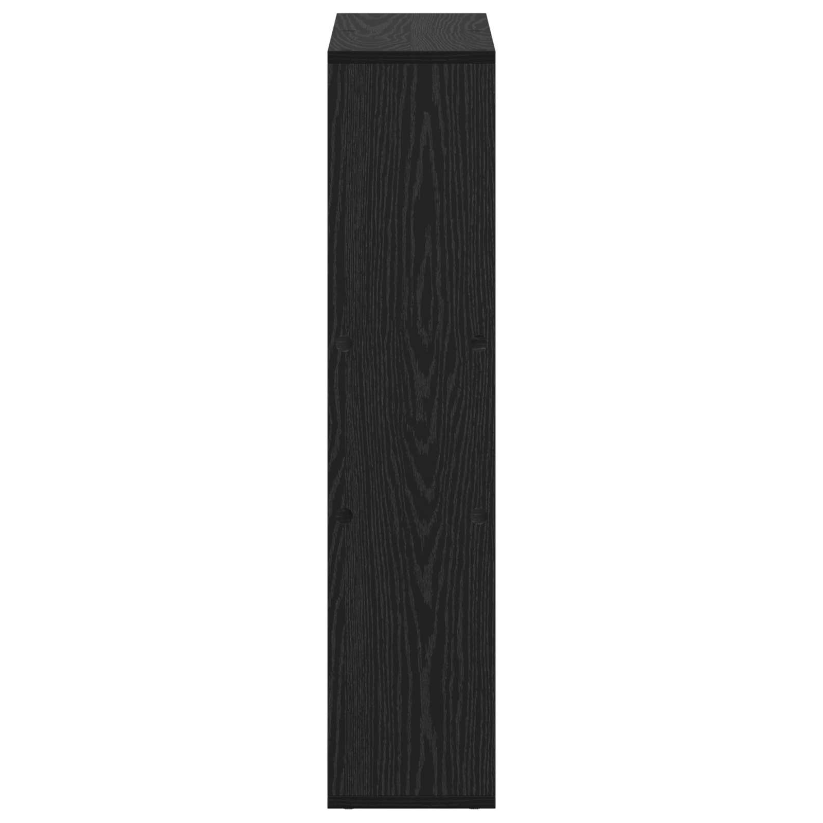 Knihovna 7 Úrovní 63 X 20 X 90 Cm Kompozitní Dřevo Černý Dub
